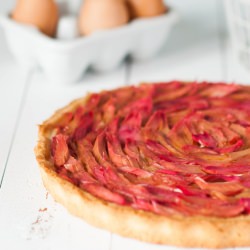 Rhubarb Cheese Tart