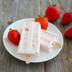 Strawberry Cheesecake Ice Pops