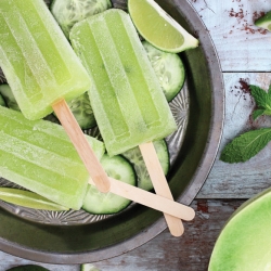 Honeydew Margarita Popsicles