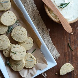 Savory Rosemary Shortbread Cookies