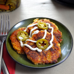 Cheddar Chipotle Potato Cakes