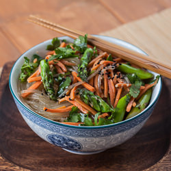 Asparagus Noodle Salad