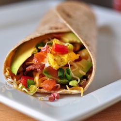 Omelet Breakfast Burritos