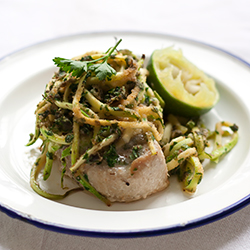 Tuna with Capers and Zucchini