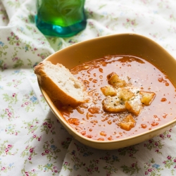 Goulash and Tomato Soup