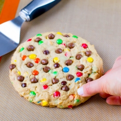 One Giant Monster M&M Cookie