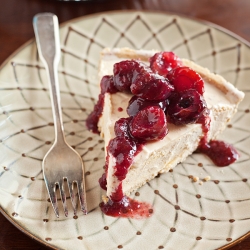 Cherries Jubilee Ice Cream Pie