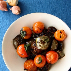 Thai Eggplants with Tomatoes