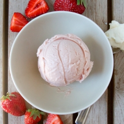 Strawberry Mascarpone Ice Cream