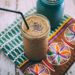 Chocolate Chia PBJ Smoothie