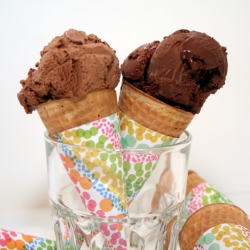 Chocolate Ice Cream ~ Light & Dark