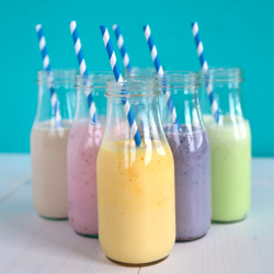 Fresh Fruit Flavored Milk – Smoothies