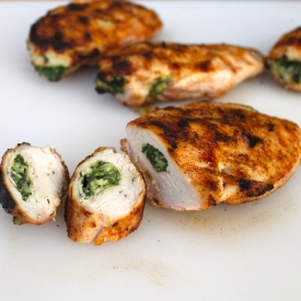 Spinach Artichoke Stuffed Chicken