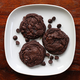 Double Chocolate Espresso Cookies