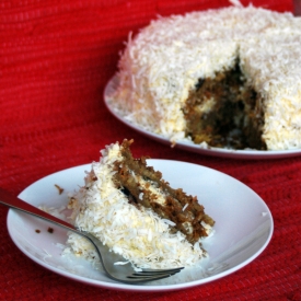 Rustic Sourdough Carrot Cake