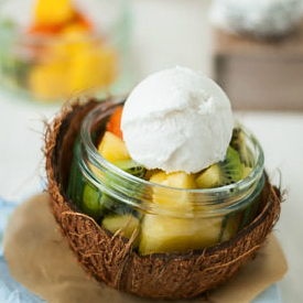 Coconut Lemon Sorbet