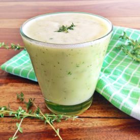 Throat Taming Thyme Smoothie