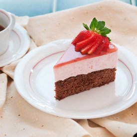 Chocolate Strawberry Cheesecake