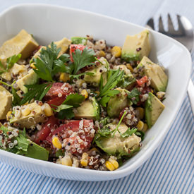 Quinoa Avocado Salad with Parsley