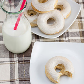 Vanilla Bean Baked Donuts