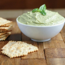 Avocado and Basil Hummus