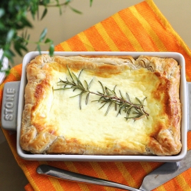 Cheese, Rosemary and Garlic Pastry