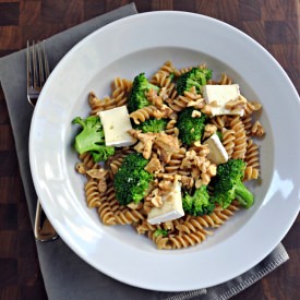 Broccoli, Brie, and Walnut Rotini