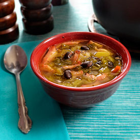 Smoky Pablano Black Bean Soup