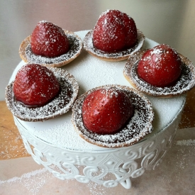 Strawberry Ganache Tartlettes