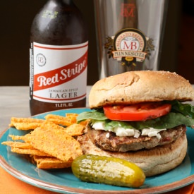 Turkey Burgers with Goat Cheese