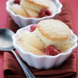 Peach & Raspberry Cobbler