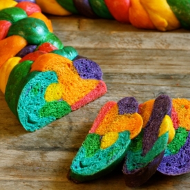 Rainbow Challah