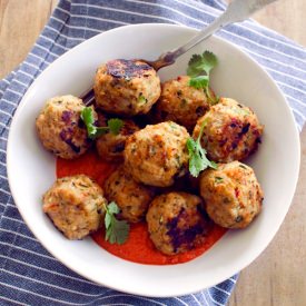 Thai-Spiced Chicken Meatballs