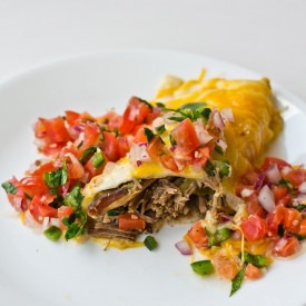 Creamy Roast Beef Enchiladas