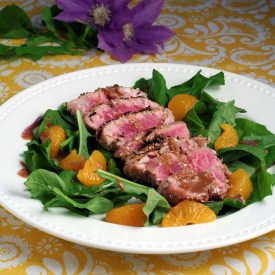 Grilled Ahi Tuna and Arugula Salad