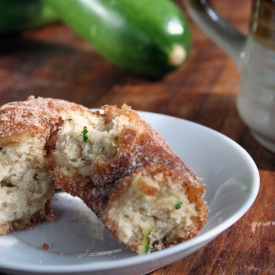 Zucchini Cake Donuts