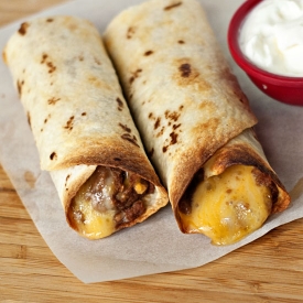 Bean and Cheese Roll Ups