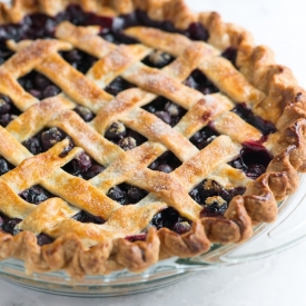 Homemade Blueberry Pie