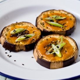 Grilled Sweet Miso Aubergine