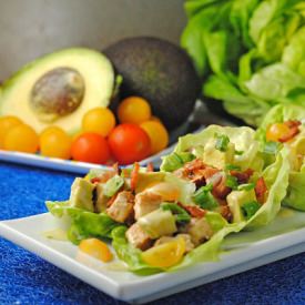 Chicken BLT Lettuce Cups