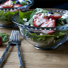 Strawberry Blueberry Spinach Salad