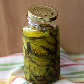 Spicy Bread & Butter Pickles