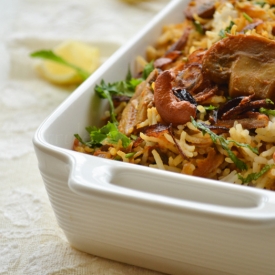 Mushroom Biriyani