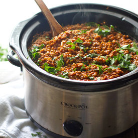 Crockpot Red Lentil Curry