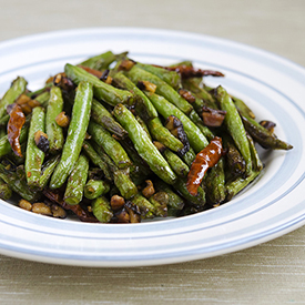 Sichuan Dry-Fried Green Beans