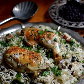 Chicken with Cardamom Rice