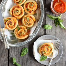 Margherita Pizza Wheels