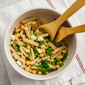 Spring Pea and Feta Pasta