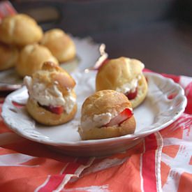 Strawberry Shortcake Cream Puffs