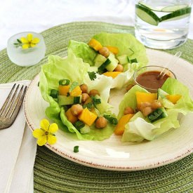 Mango Lettuce Cups